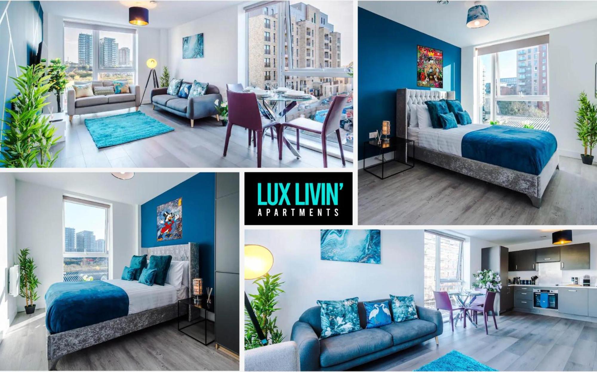 Lux Livin' Apartments - Luxury 5 Bed Apartment Manchester City Centre Exteriör bild