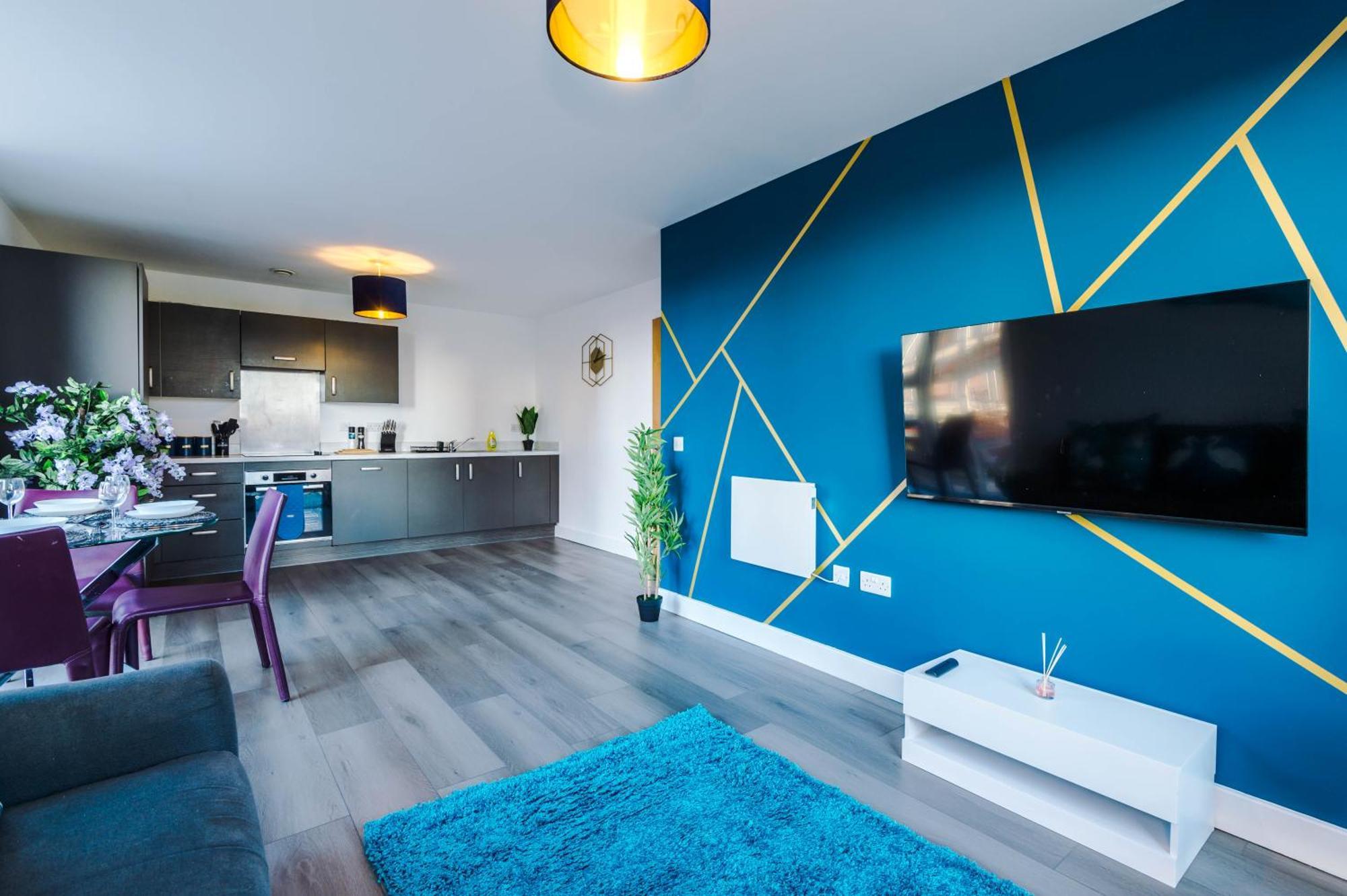 Lux Livin' Apartments - Luxury 5 Bed Apartment Manchester City Centre Exteriör bild