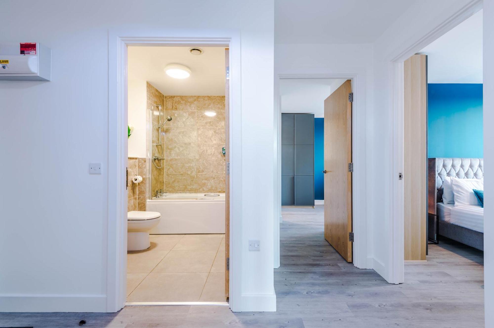 Lux Livin' Apartments - Luxury 5 Bed Apartment Manchester City Centre Exteriör bild